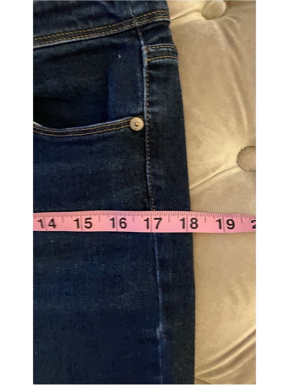 Women's J. Jill High-rise Straight Leg Blue Jeans, Size 10 - Picture 15 of 15